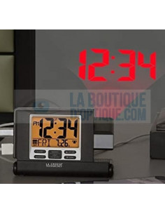 Réveil à projection WT525 noir 2