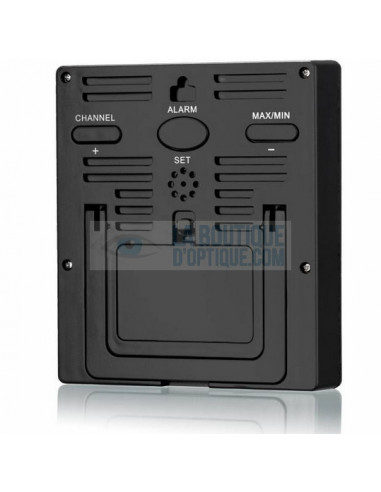 Station Temeo Hygrometre quadro NLX Noir