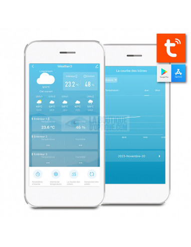 Station météo SW403 - Blanche Station météo SW403 - Blanche