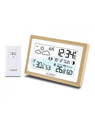 Station météo WS6282 contour "bois... Station météo WS6282 contour "bois...